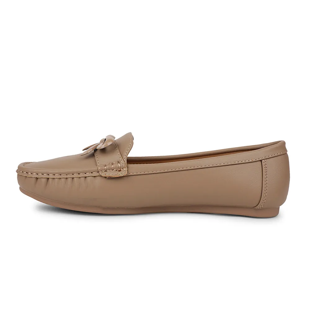 Healers Casual Beige Loafers For Women ZQ-AL-BL01 By Liberty