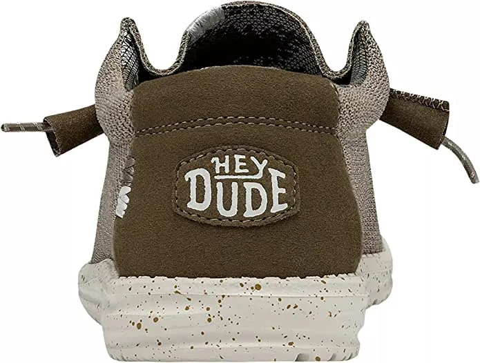 Hey Dude Men's Wally Sox Stitch Sand Size 12| Men's Loafers | Men's Slip On Shoes | Comfortable & Light-Weight