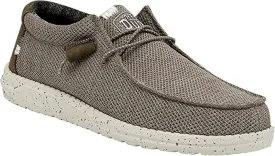 Hey Dude Men's Wally Sox Stitch Sand Size 12| Men's Loafers | Men's Slip On Shoes | Comfortable & Light-Weight