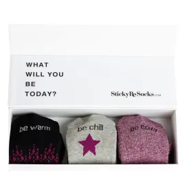 Holiday Gift Box 2024 (set of 3) - Grip Socks (Barre / Pilates / Yoga)