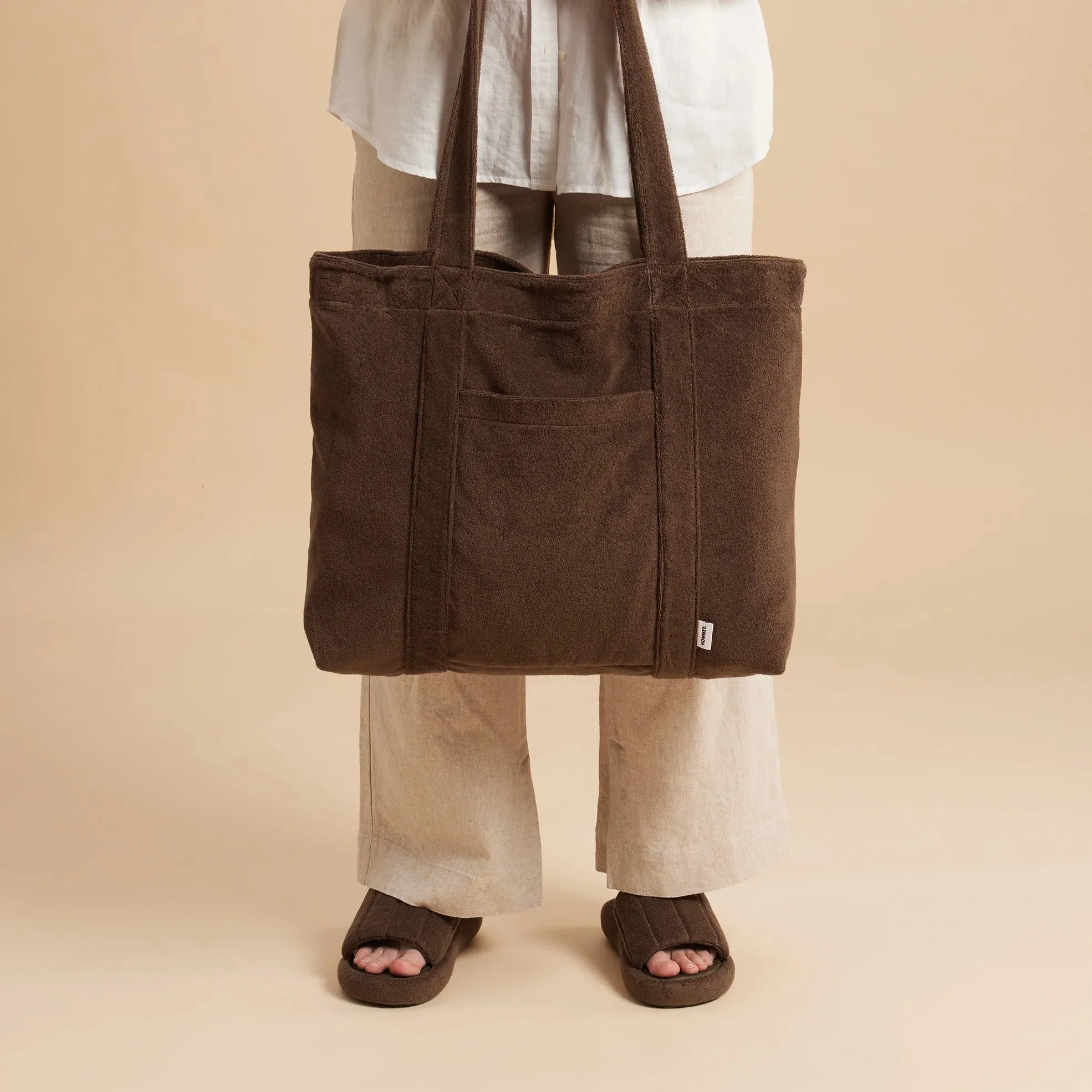 Hommey Terry Beach Bag - Cocoa