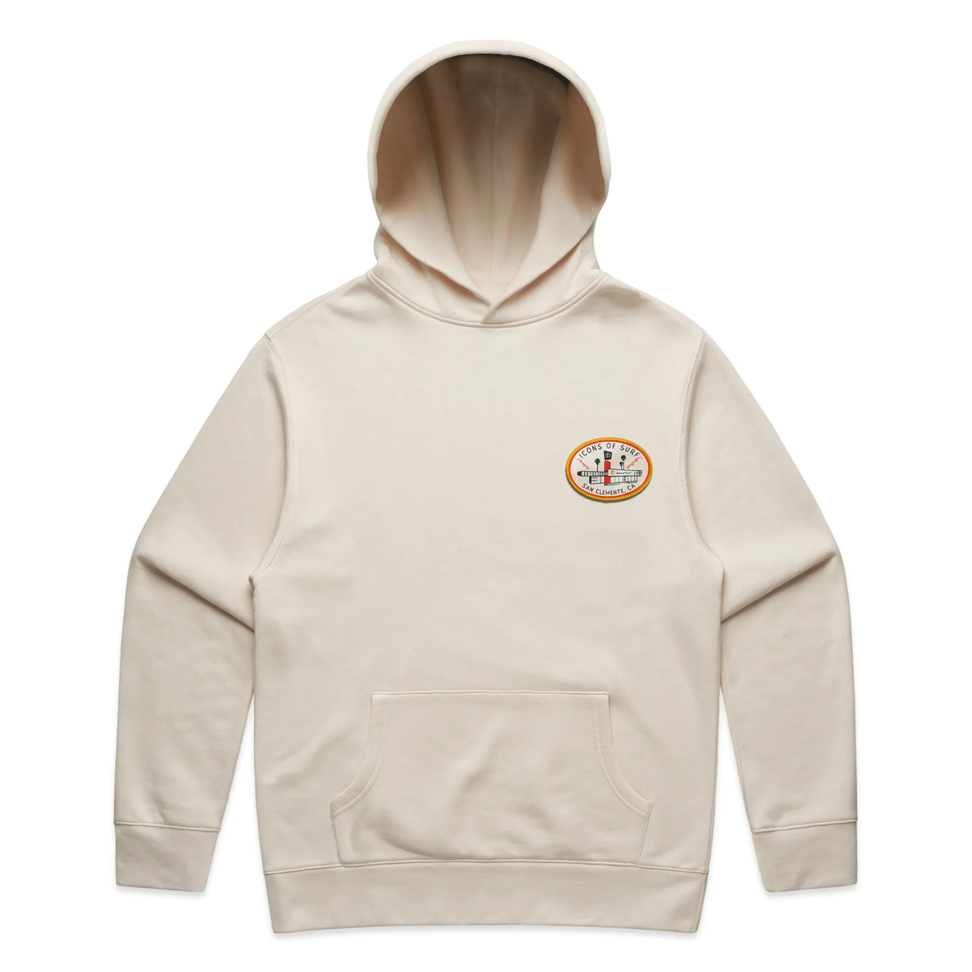 Icons Hooded Sweatshirt | Palm Springs (Faded Ecru)