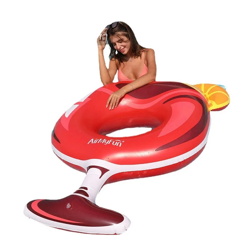 Inflatable Flamingo Adult Swimming Circle