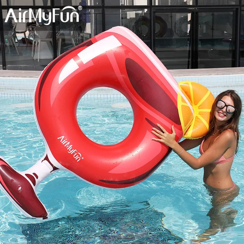 Inflatable Flamingo Adult Swimming Circle