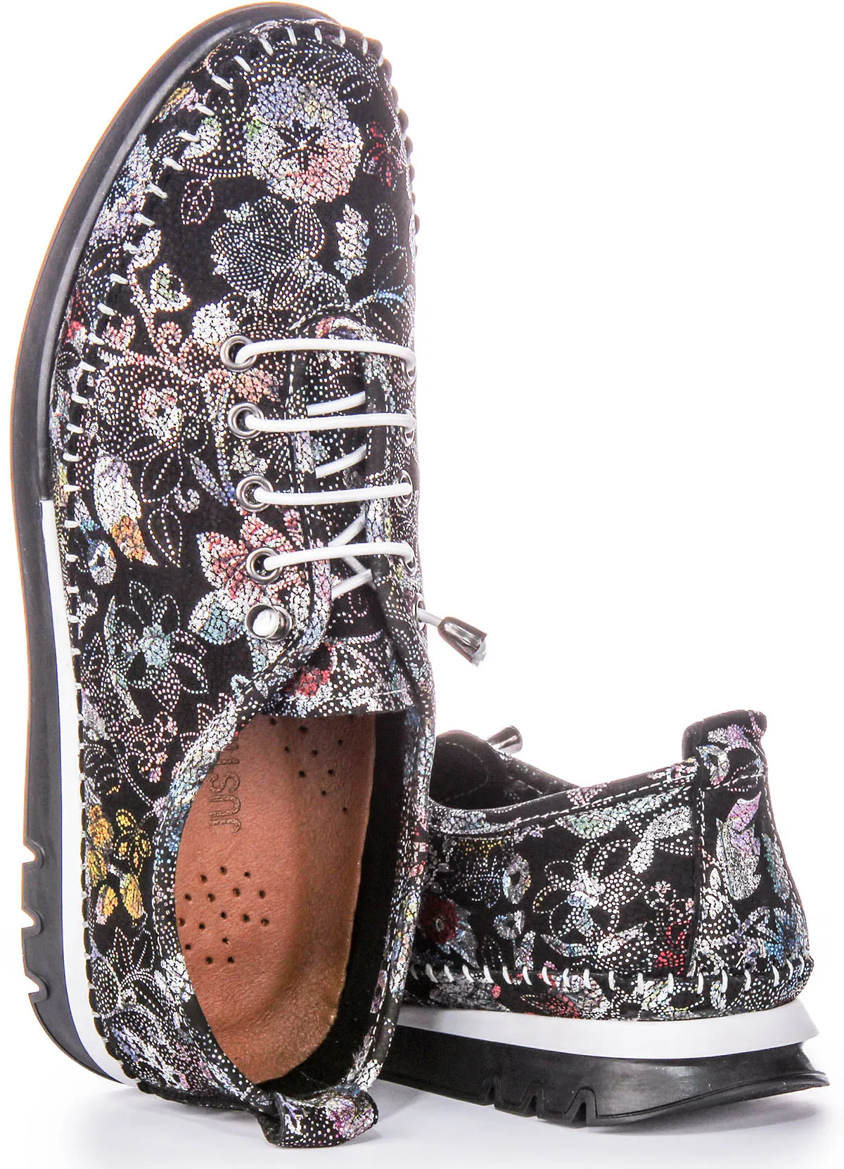 Justinreess England Bryony In Black Flower For Women