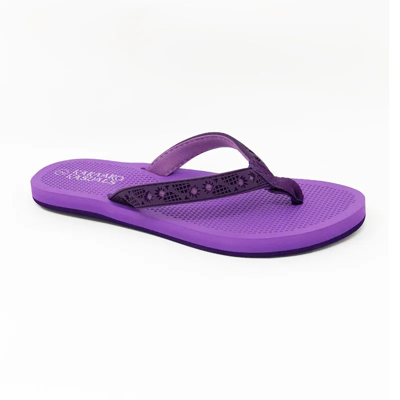 Kaka'ako Kasuals Women's "Emily" Slipper- Purple