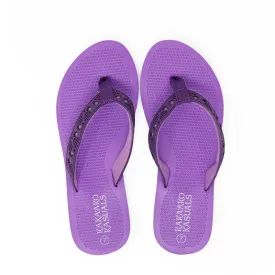 Kaka'ako Kasuals Women's "Emily" Slipper- Purple