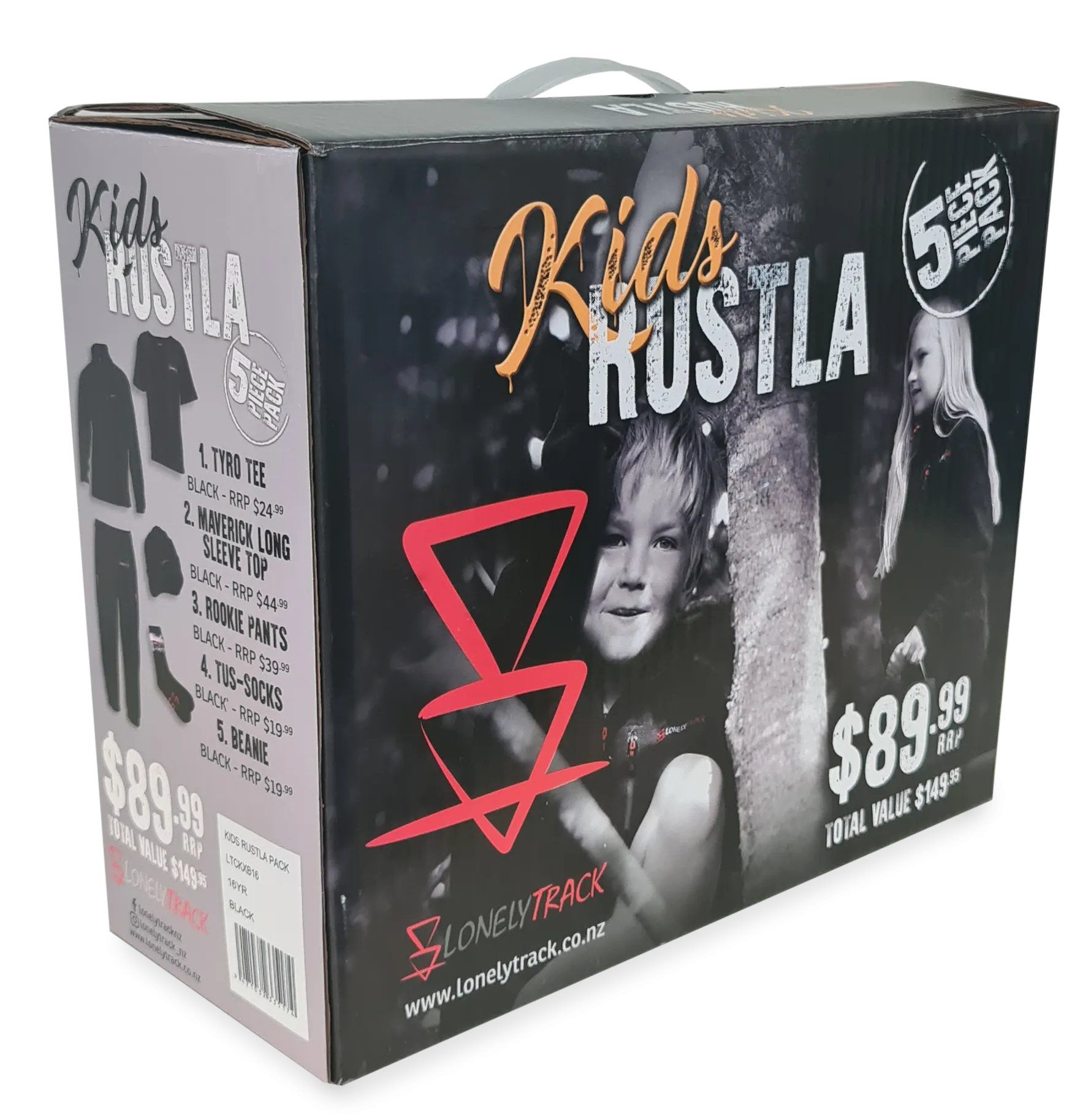 KIDS RUSTLA BLACK PACK