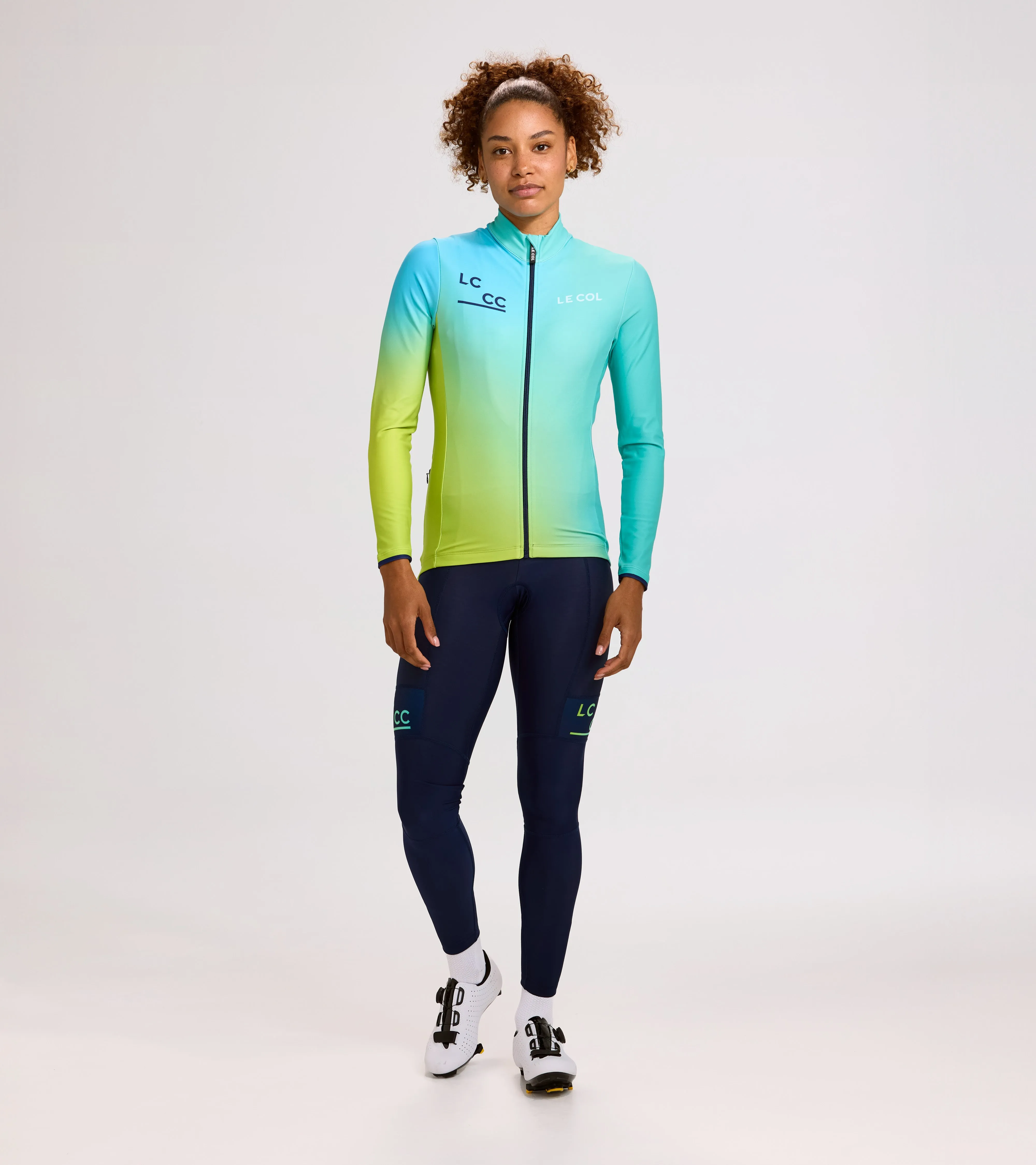 LC__CC Womens Pro Aqua Zero Long Sleeve Jersey