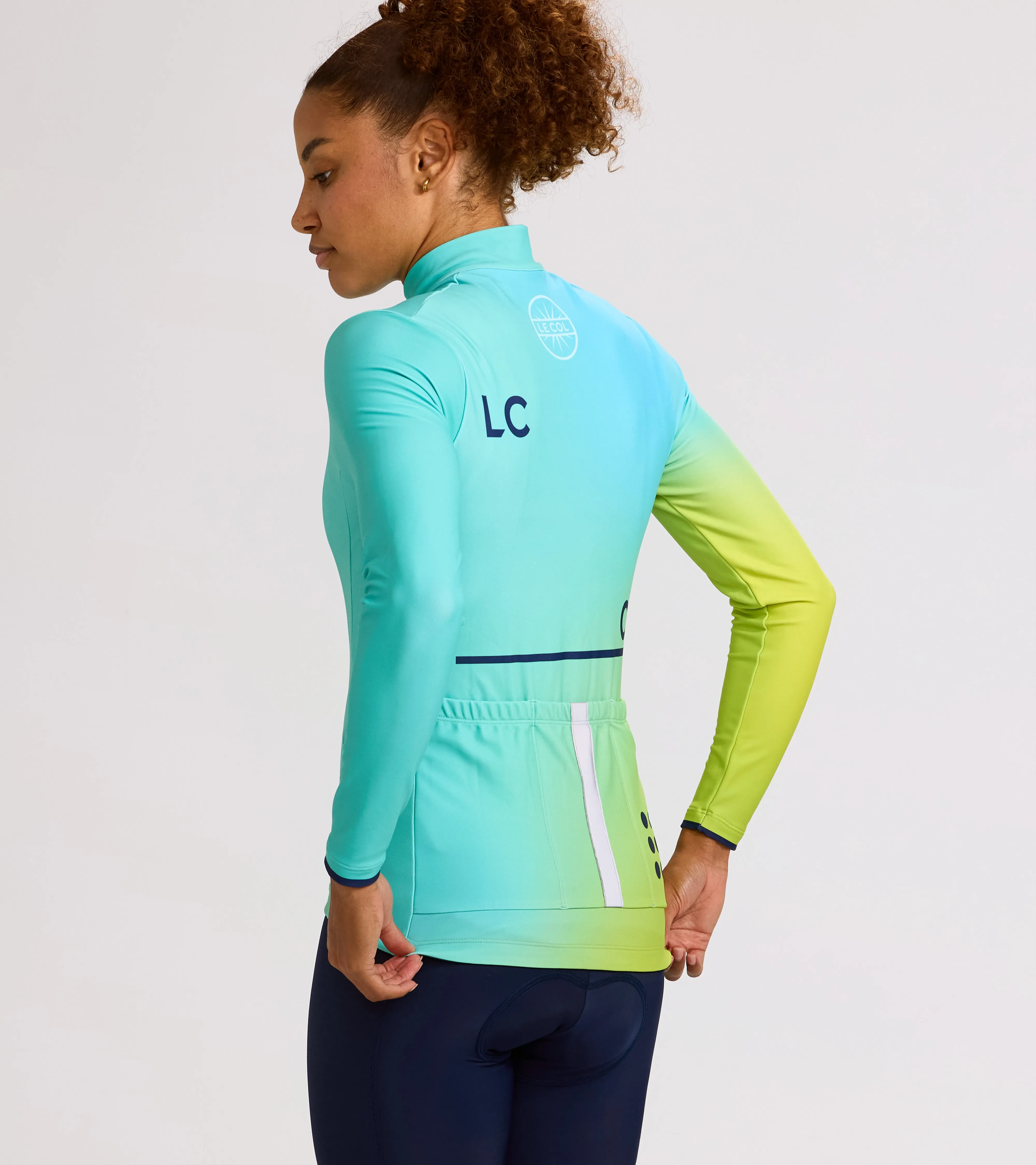 LC__CC Womens Pro Aqua Zero Long Sleeve Jersey