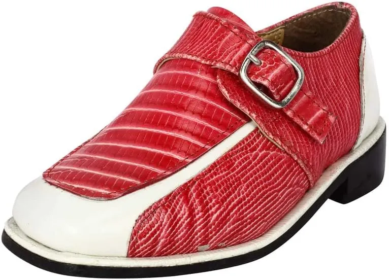 Libertyzeno Baby Boy Red & White Pull On Shoes Big Kid Size 7 Pair of Shoes