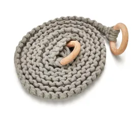 Macarame Yoga Mat Strap- Grey