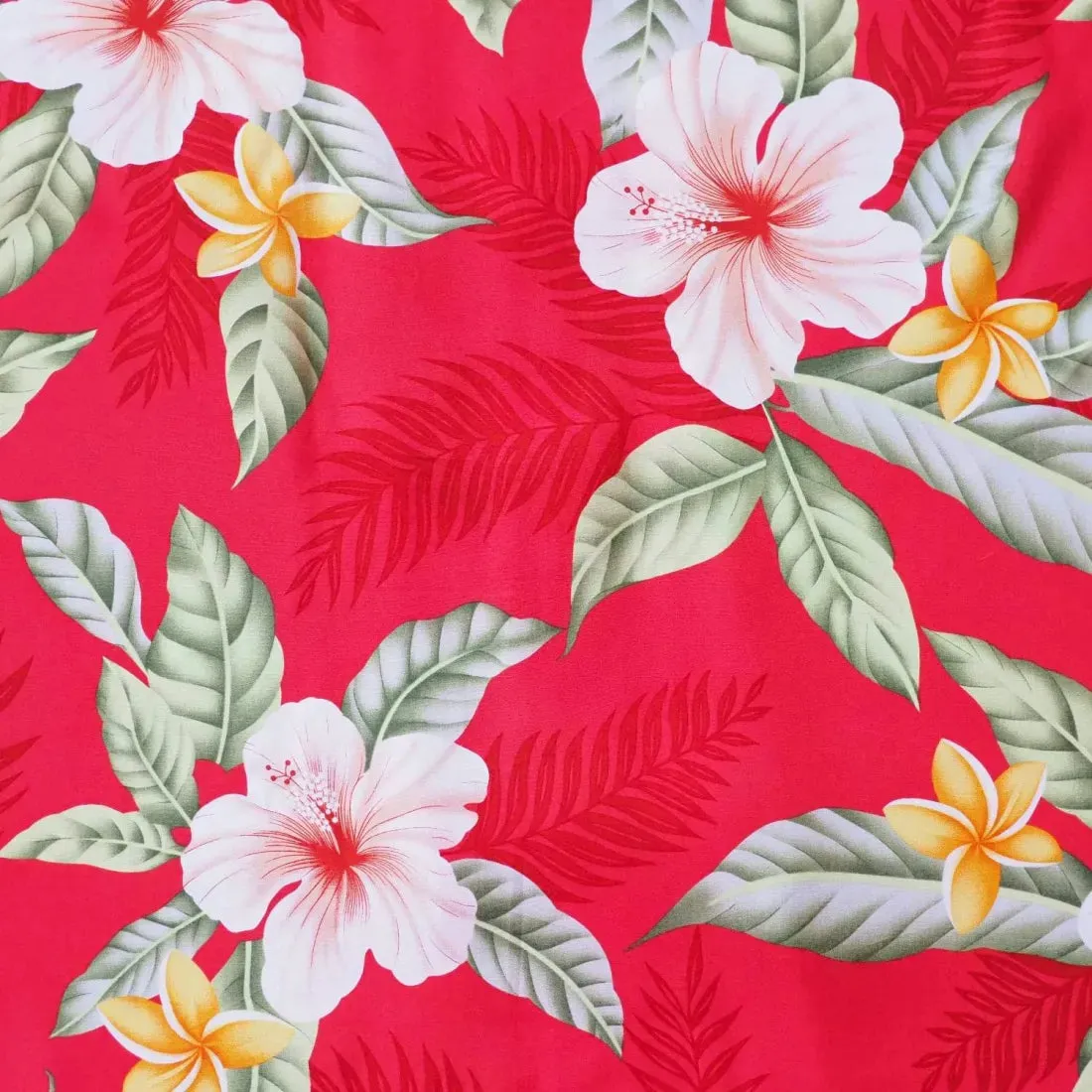 Makaha Red Hawaiian Rayon Shirt