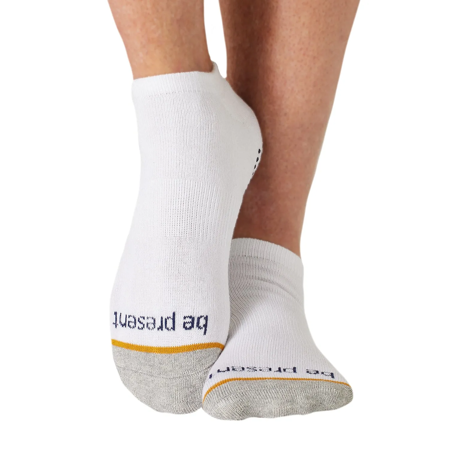 Mens Be Present Grip Socks (Cloud)