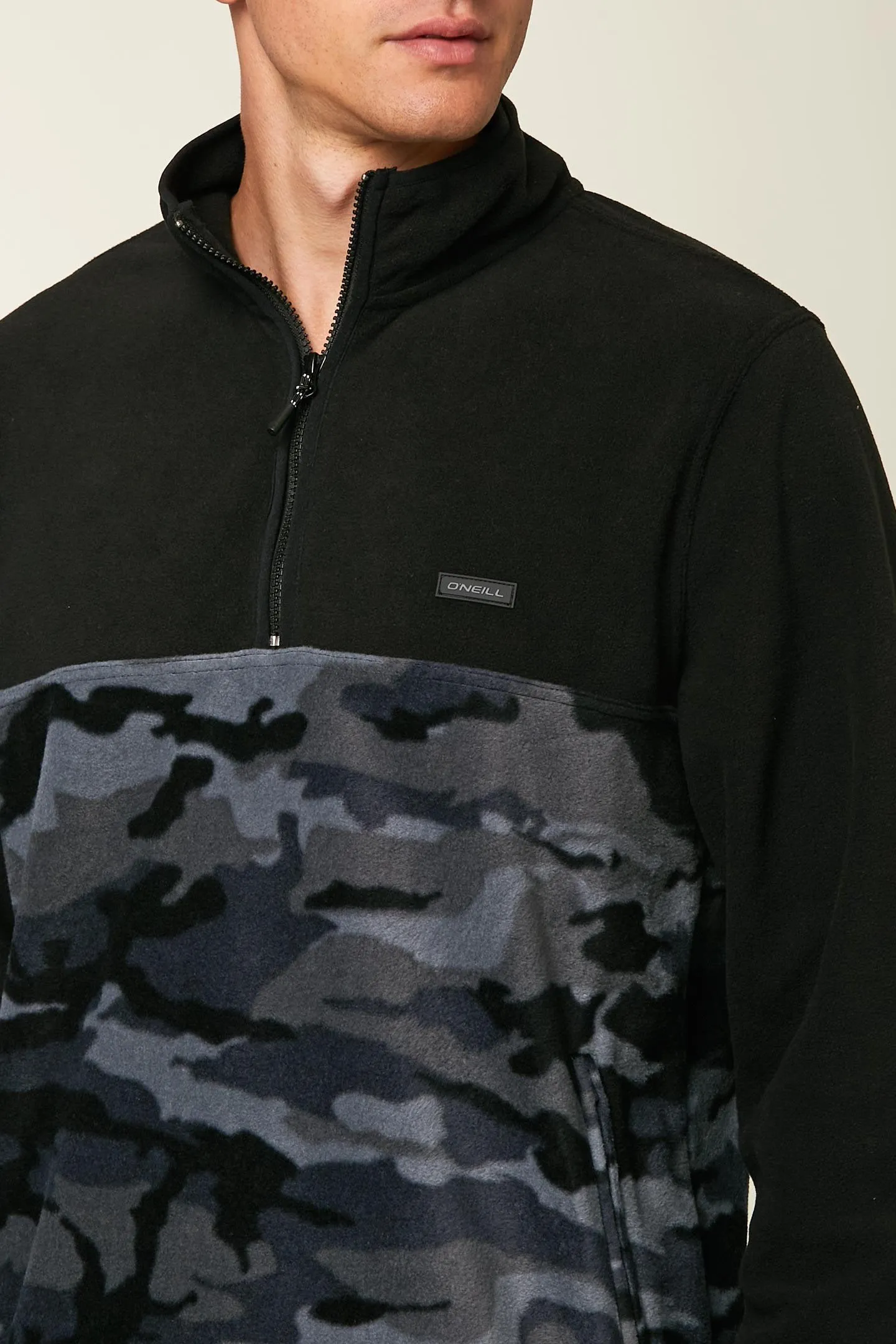 MENS TRVLR CONWAY SUPERFLEECE PULLOVER