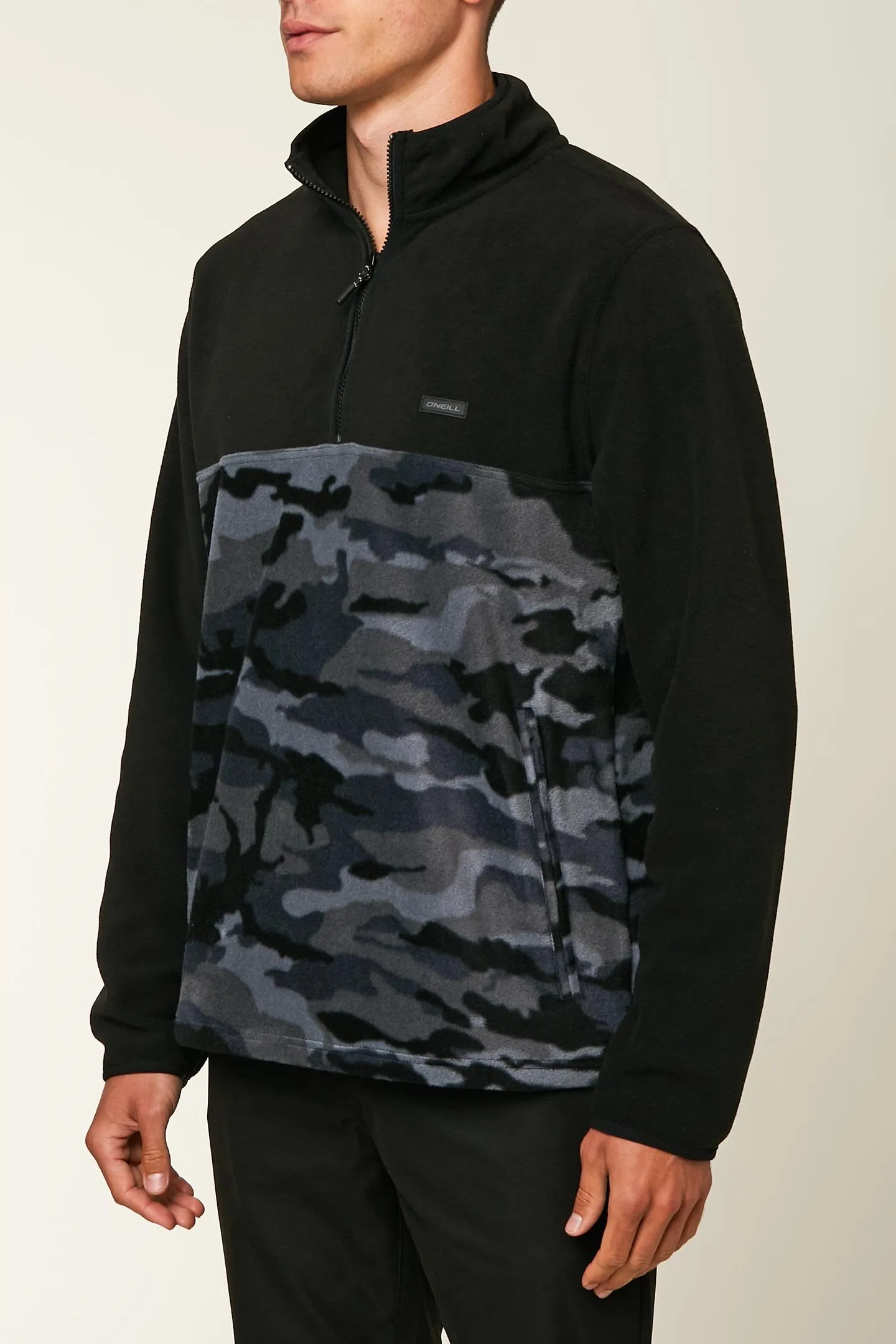 MENS TRVLR CONWAY SUPERFLEECE PULLOVER