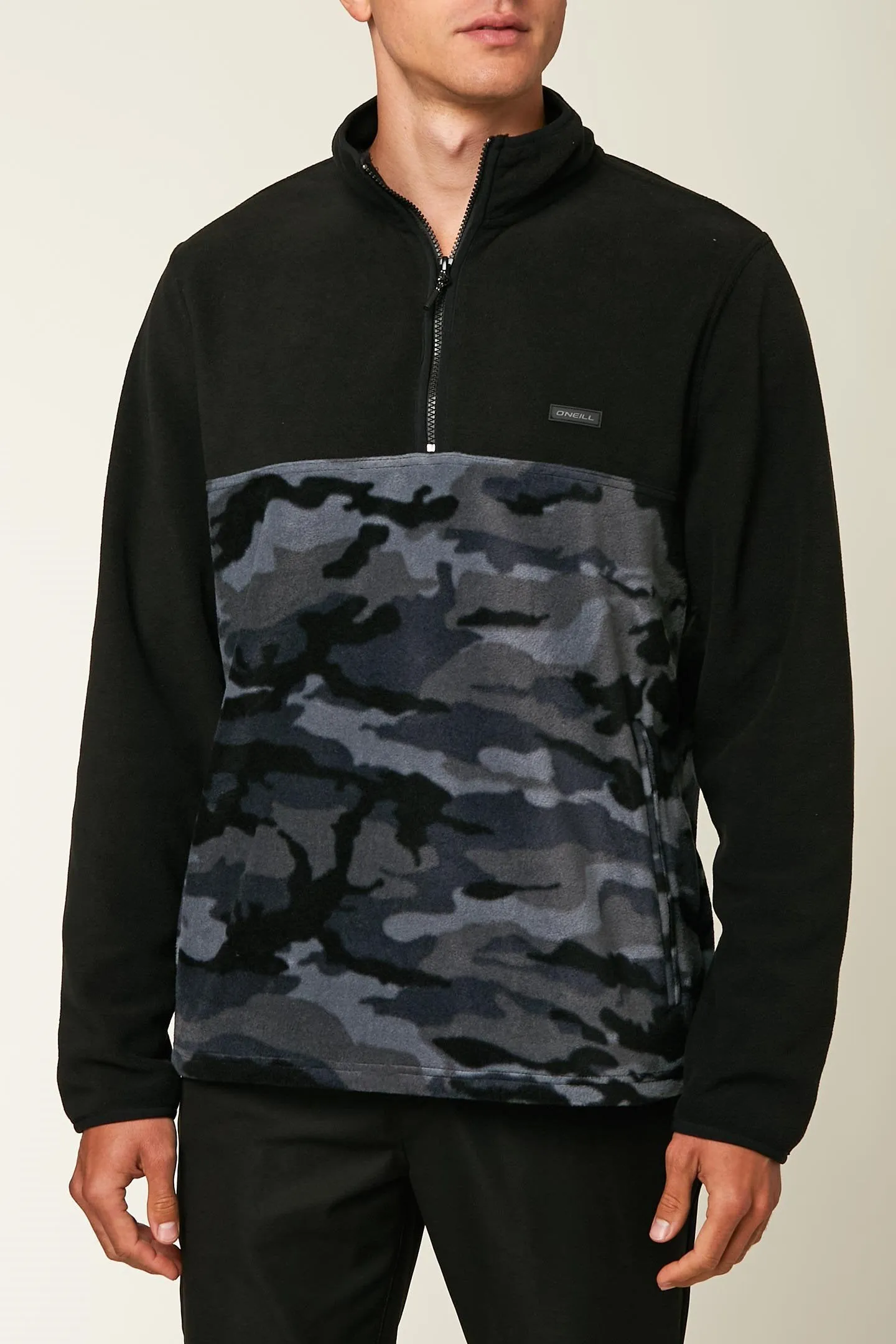 MENS TRVLR CONWAY SUPERFLEECE PULLOVER