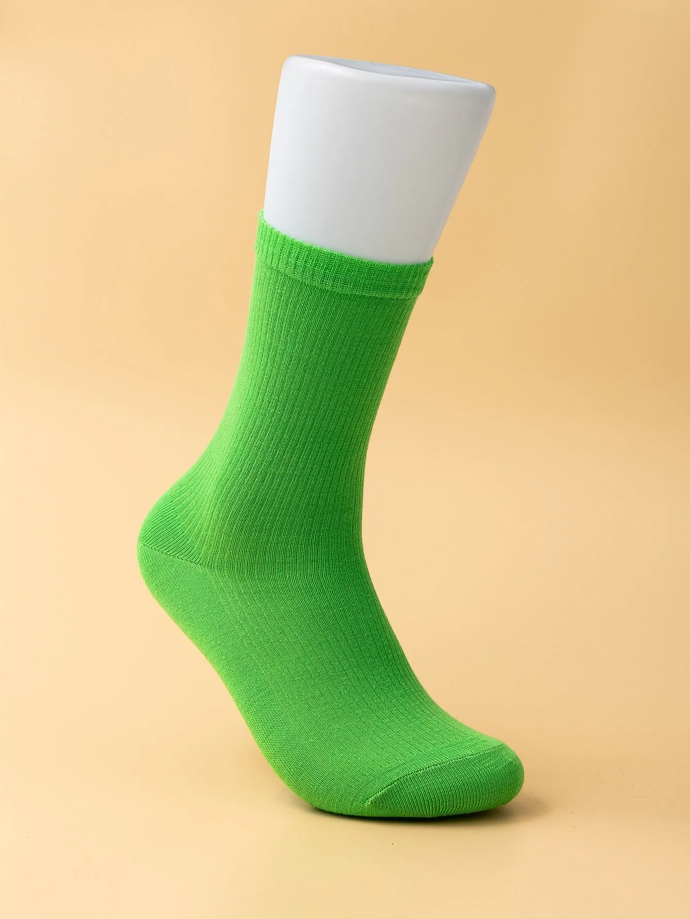 Mint Green Solid Crew Socks for Women Plain Socks Cozy Socks Fashion Socks