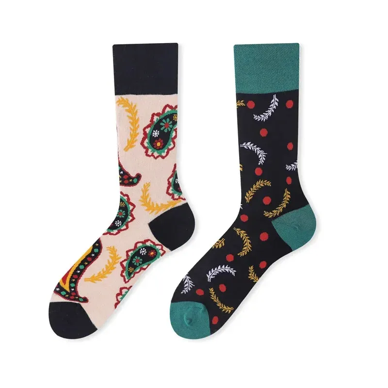 Mismatched Patterned Socks 1 Pack