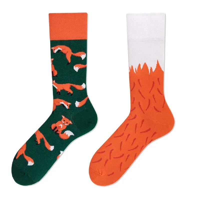 Mismatched Patterned Socks 1 Pack