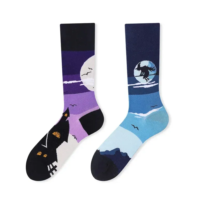 Mismatched Patterned Socks 1 Pack