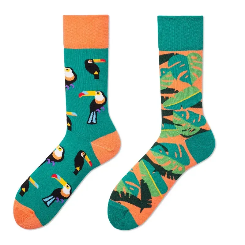 Mismatched Patterned Socks 1 Pack