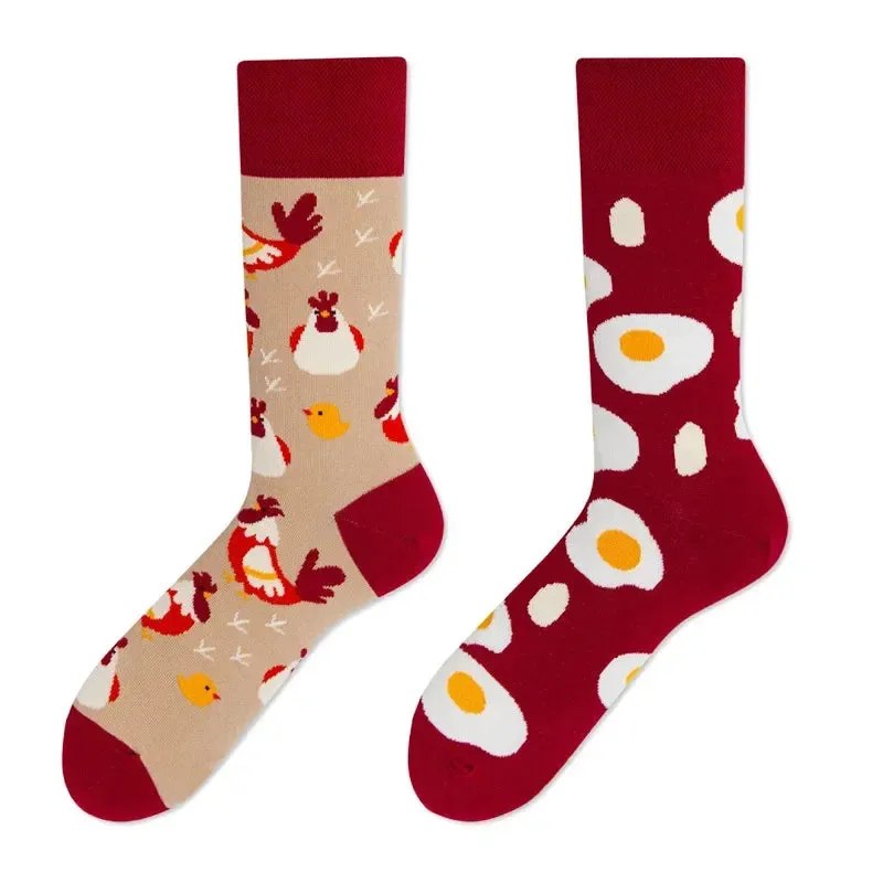 Mismatched Patterned Socks 1 Pack