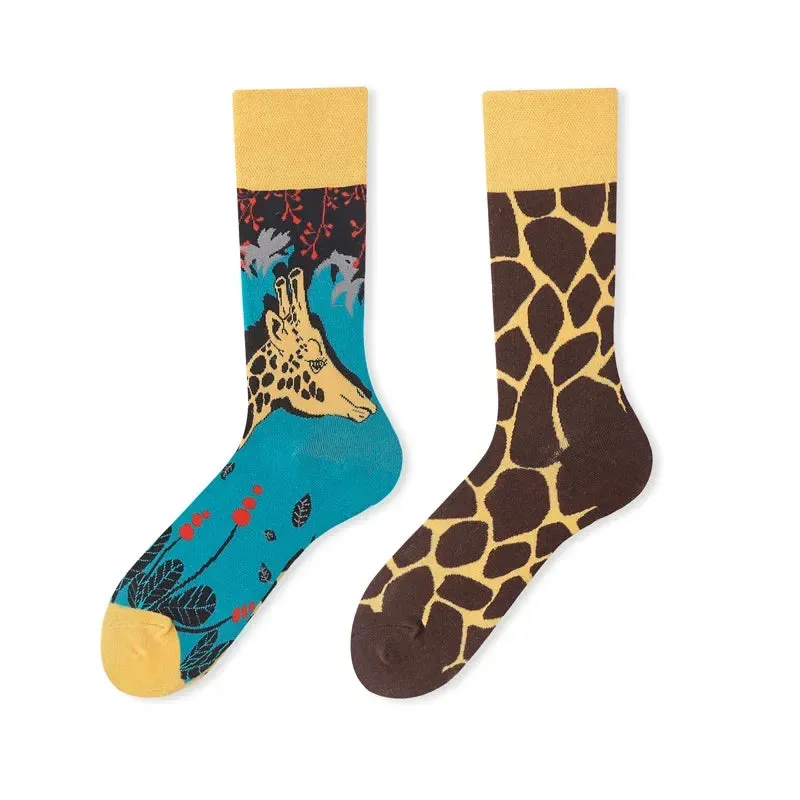 Mismatched Patterned Socks 1 Pack