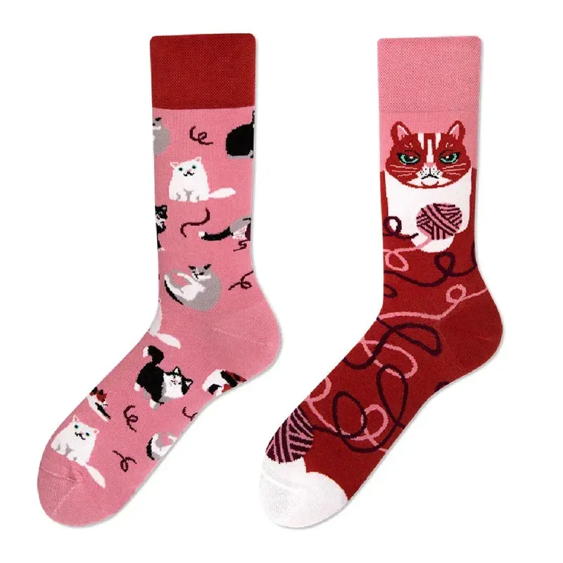 Mismatched Patterned Socks 1 Pack