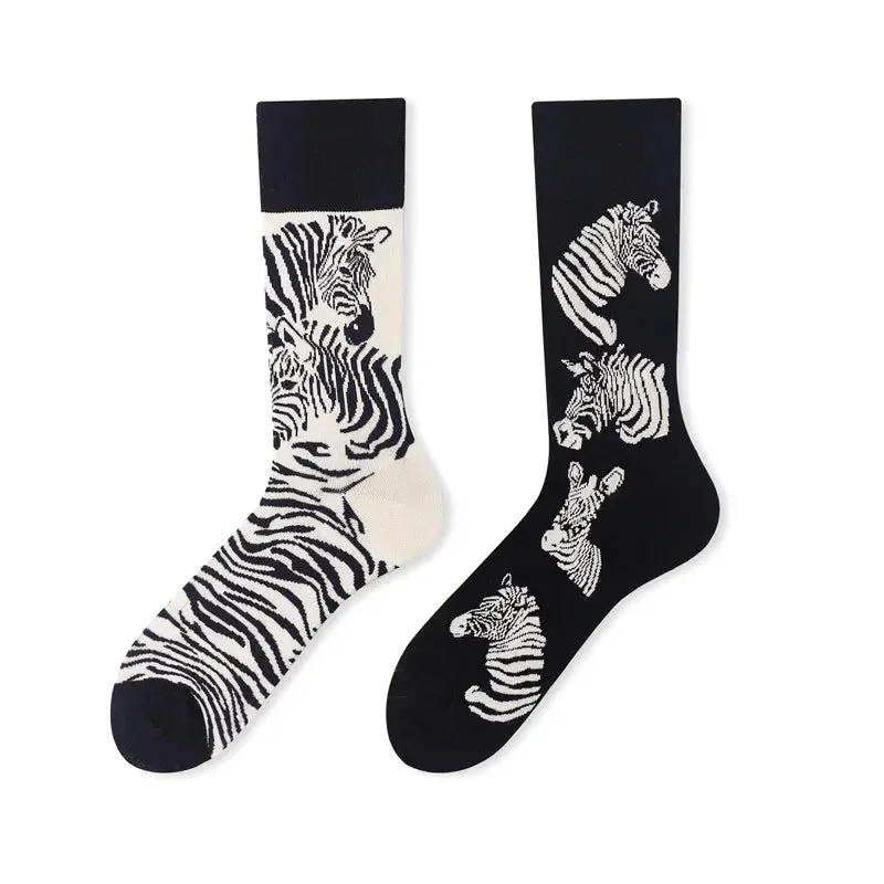 Mismatched Patterned Socks 1 Pack