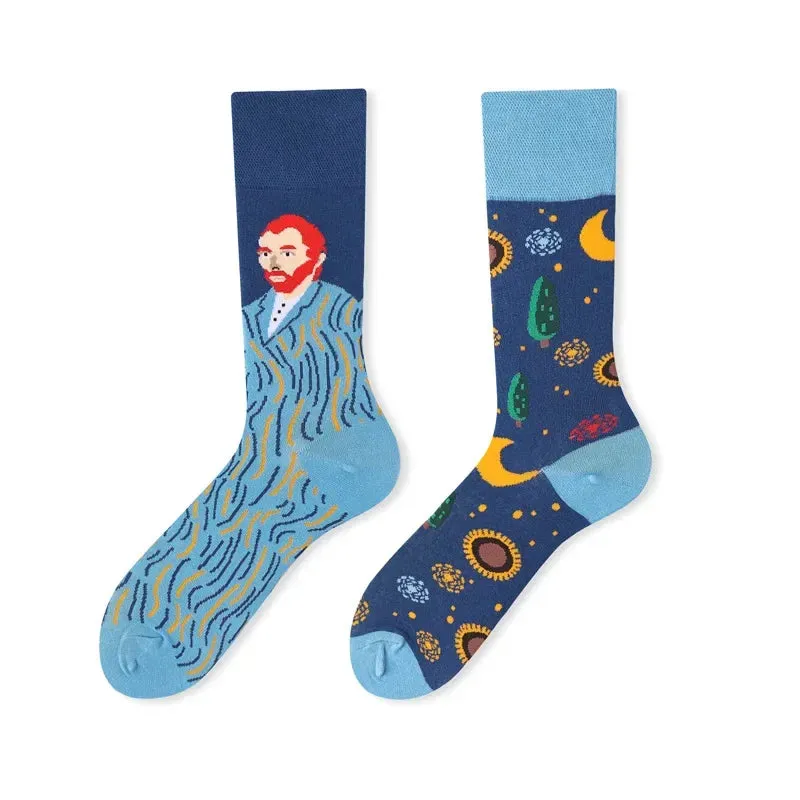 Mismatched Patterned Socks 1 Pack