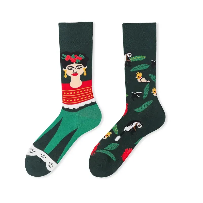 Mismatched Patterned Socks 1 Pack