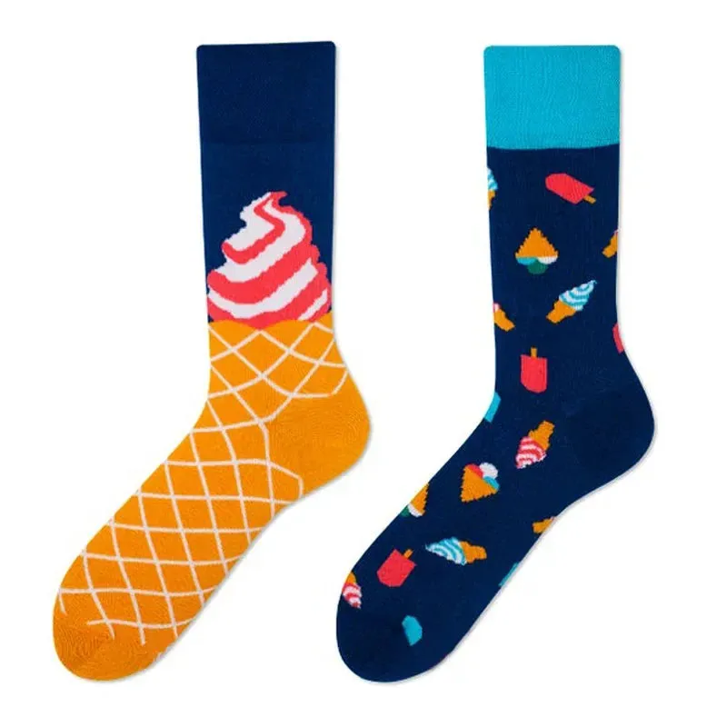 Mismatched Patterned Socks 1 Pack