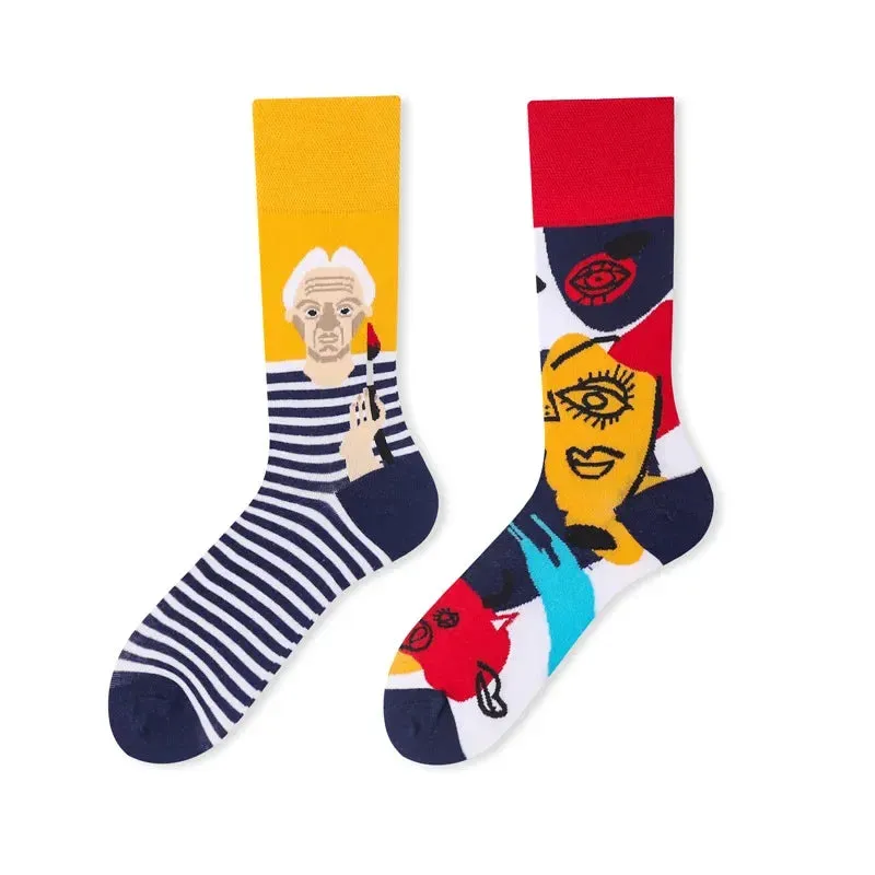 Mismatched Patterned Socks 1 Pack