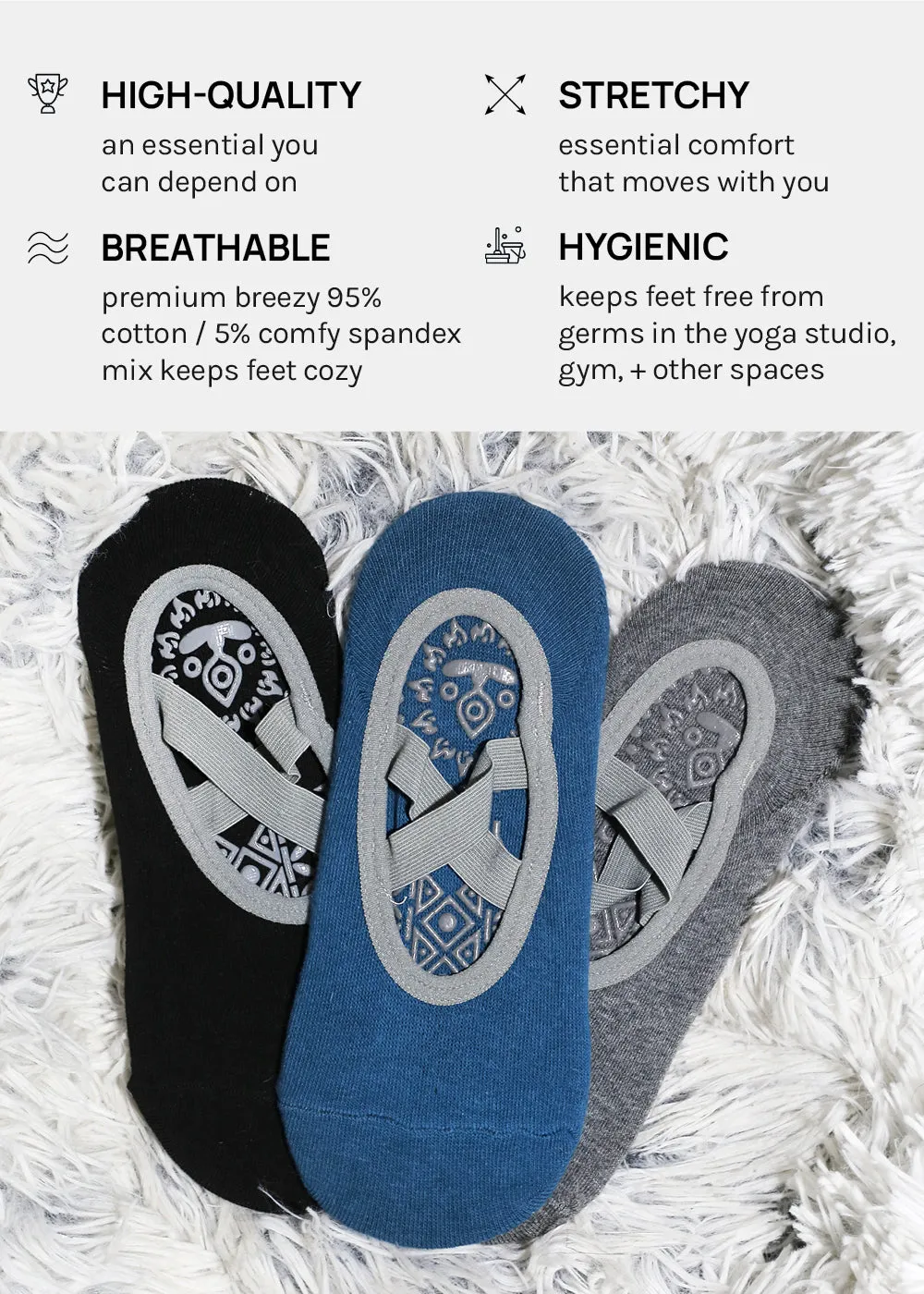 Miss A Yoga Socks