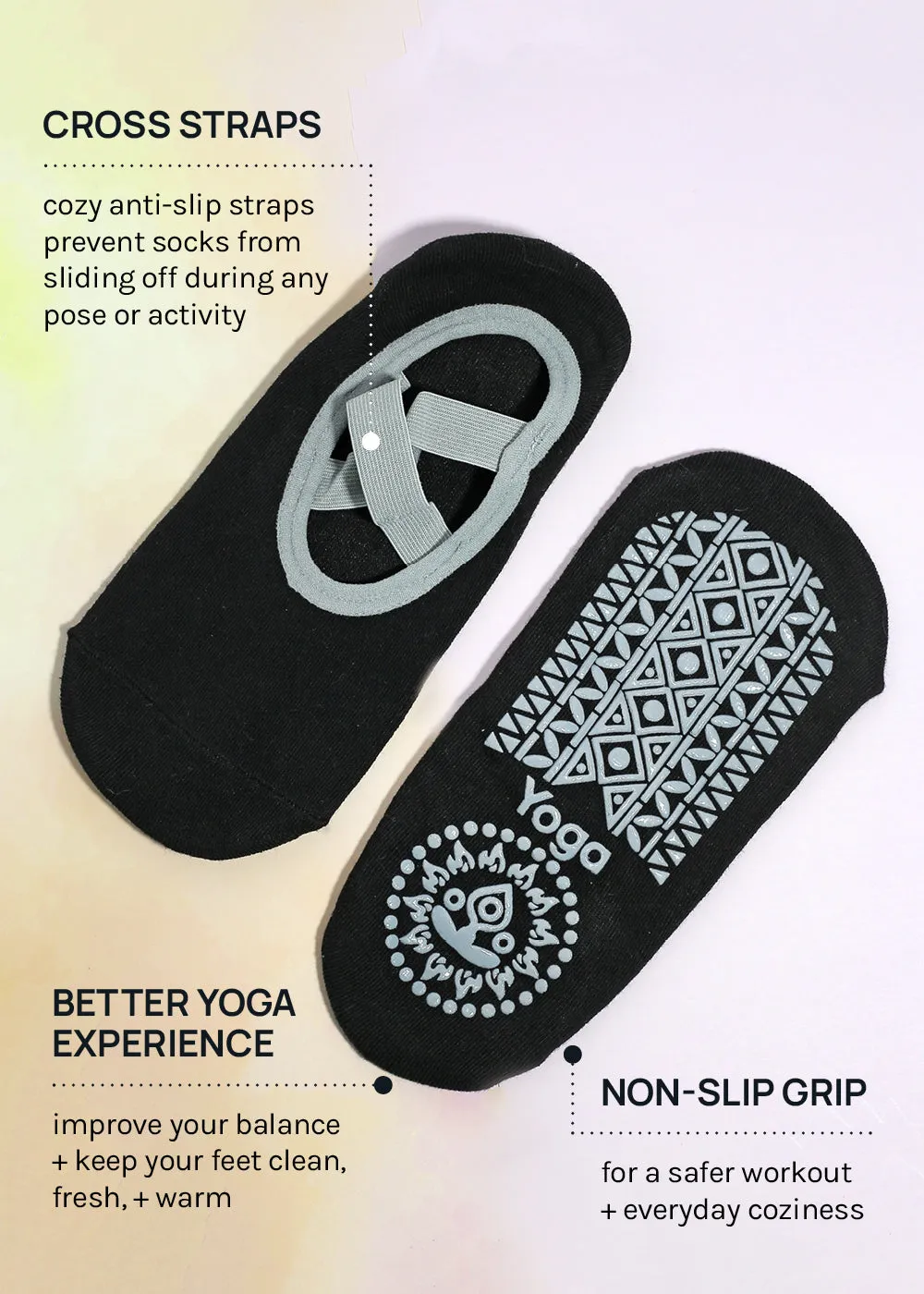 Miss A Yoga Socks