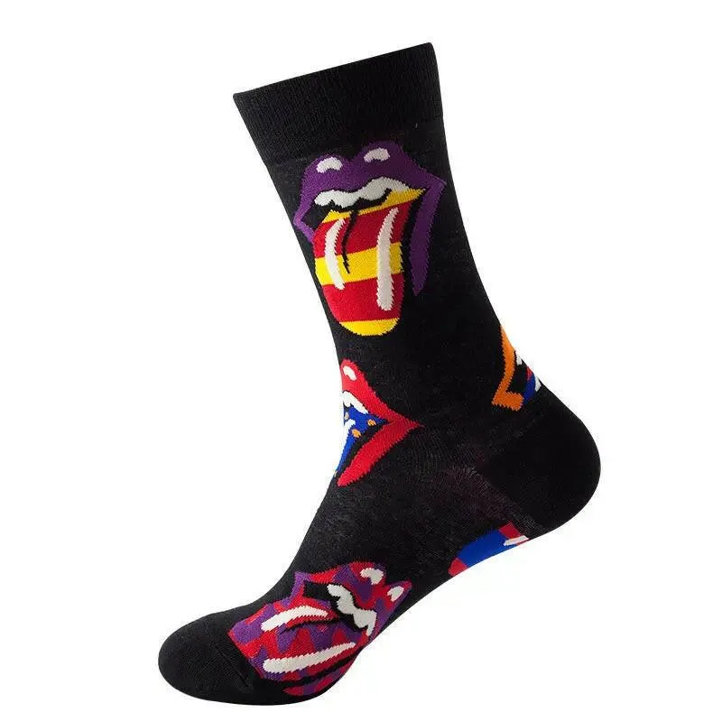 New Tongue Pattern Socks