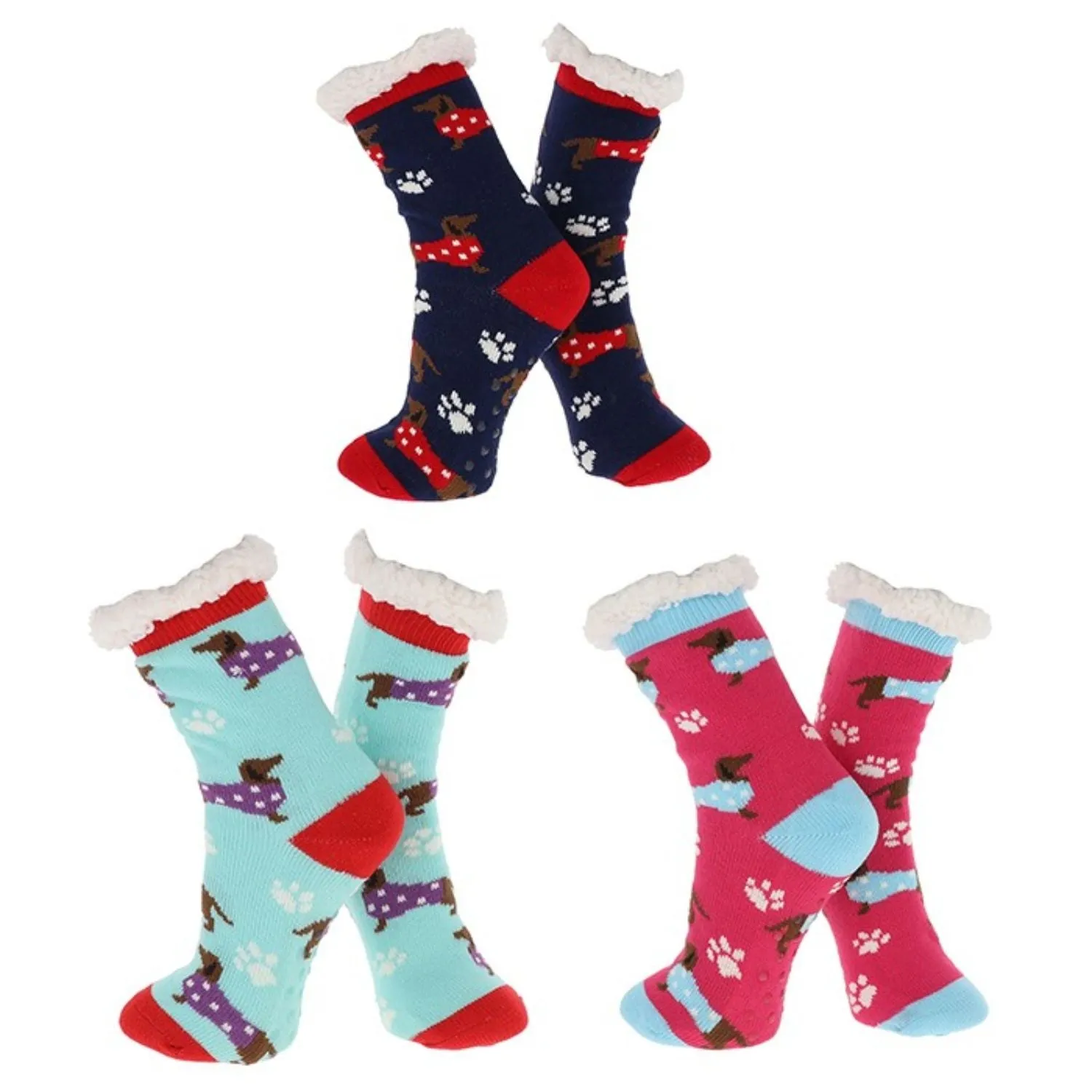 Nuzzles Ladies Sausage Dog Socks - Choice of 3