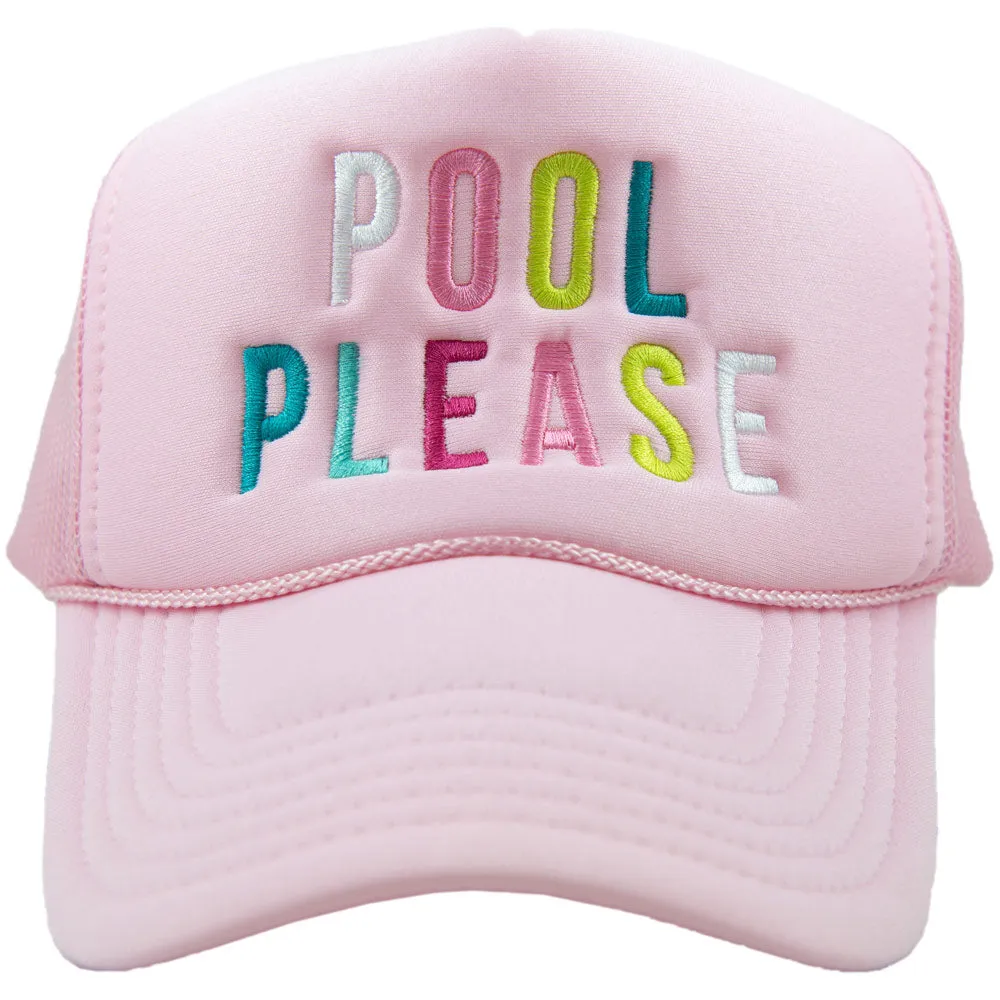 Pool Please Foam Wholesale Cute Trucker Hat