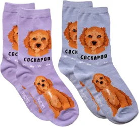 Purple Cockapoo Socks