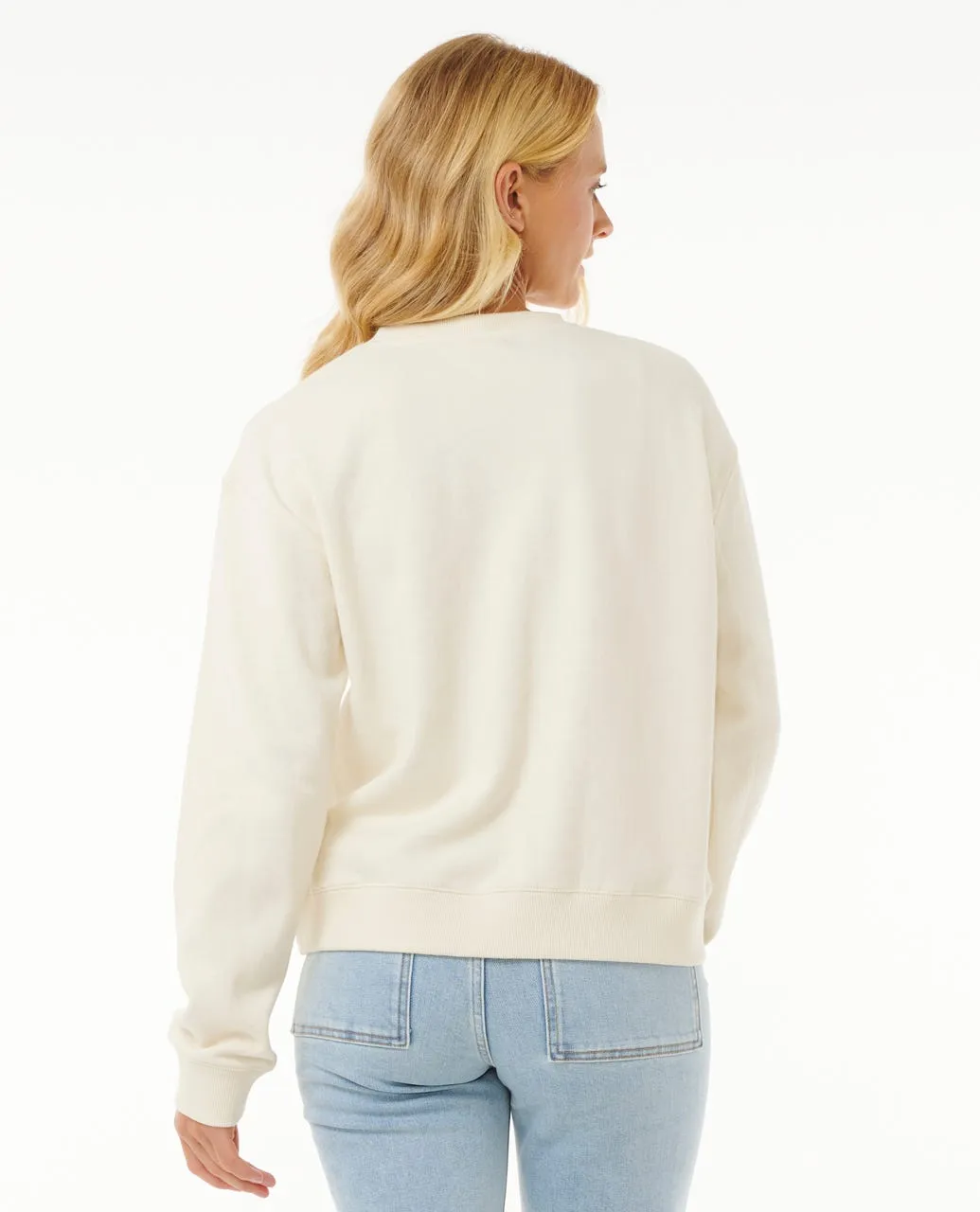 Rip Curl Hoffman Relaxed Crew Sweatshirt-Bone