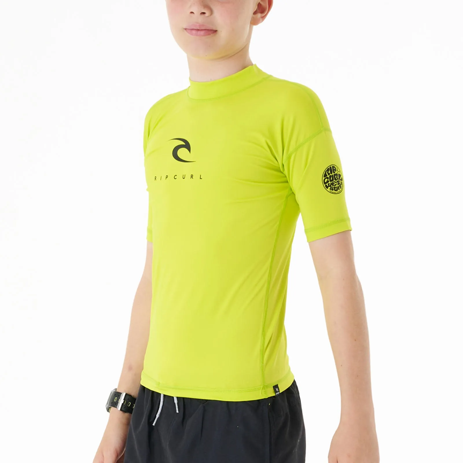 Rip Curl Kids Corps Short Sleeve Rash Vest T-Shirt