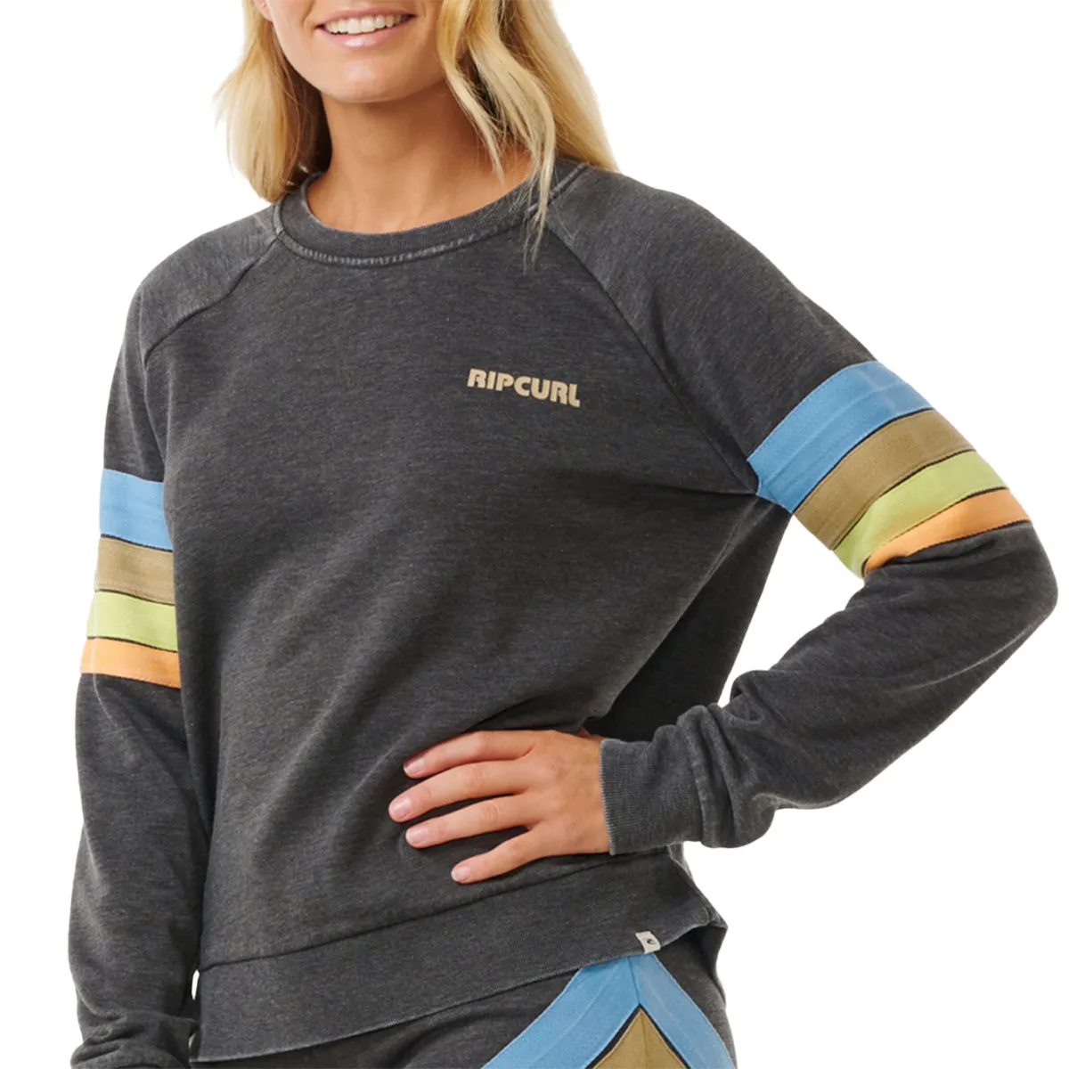 Rip Curl Women's High Tide Surf Raglan Crew Sweatshirt