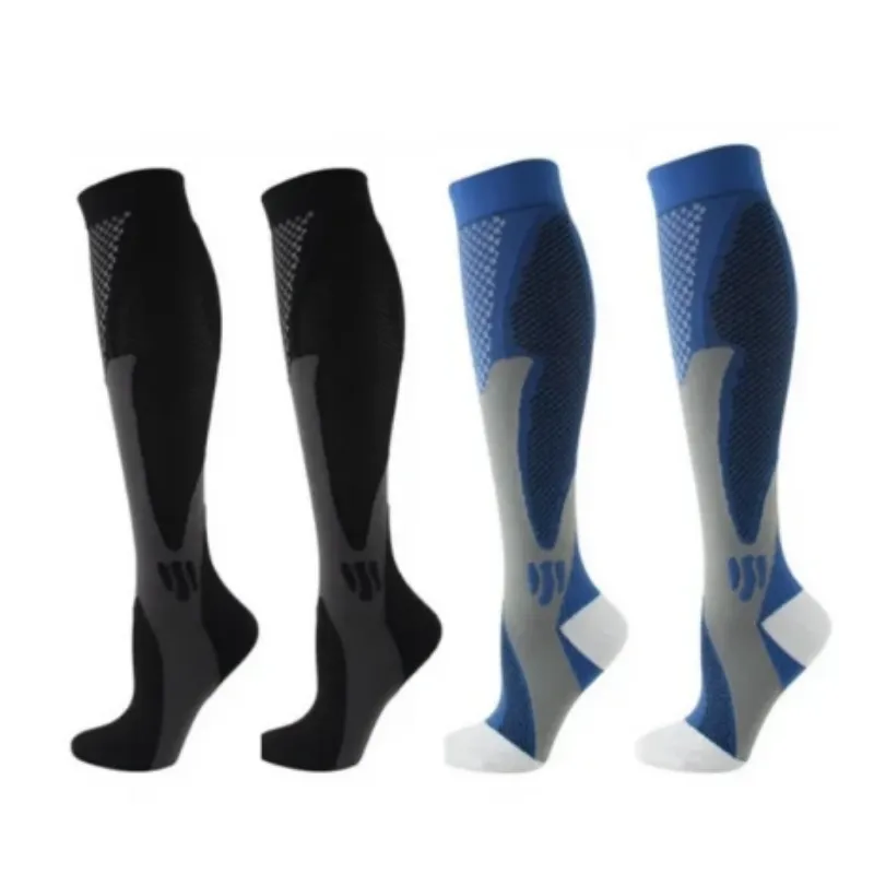 Running & Sports Compression Socks 20-30 Mmhg Sports Stockings - Pack of 4