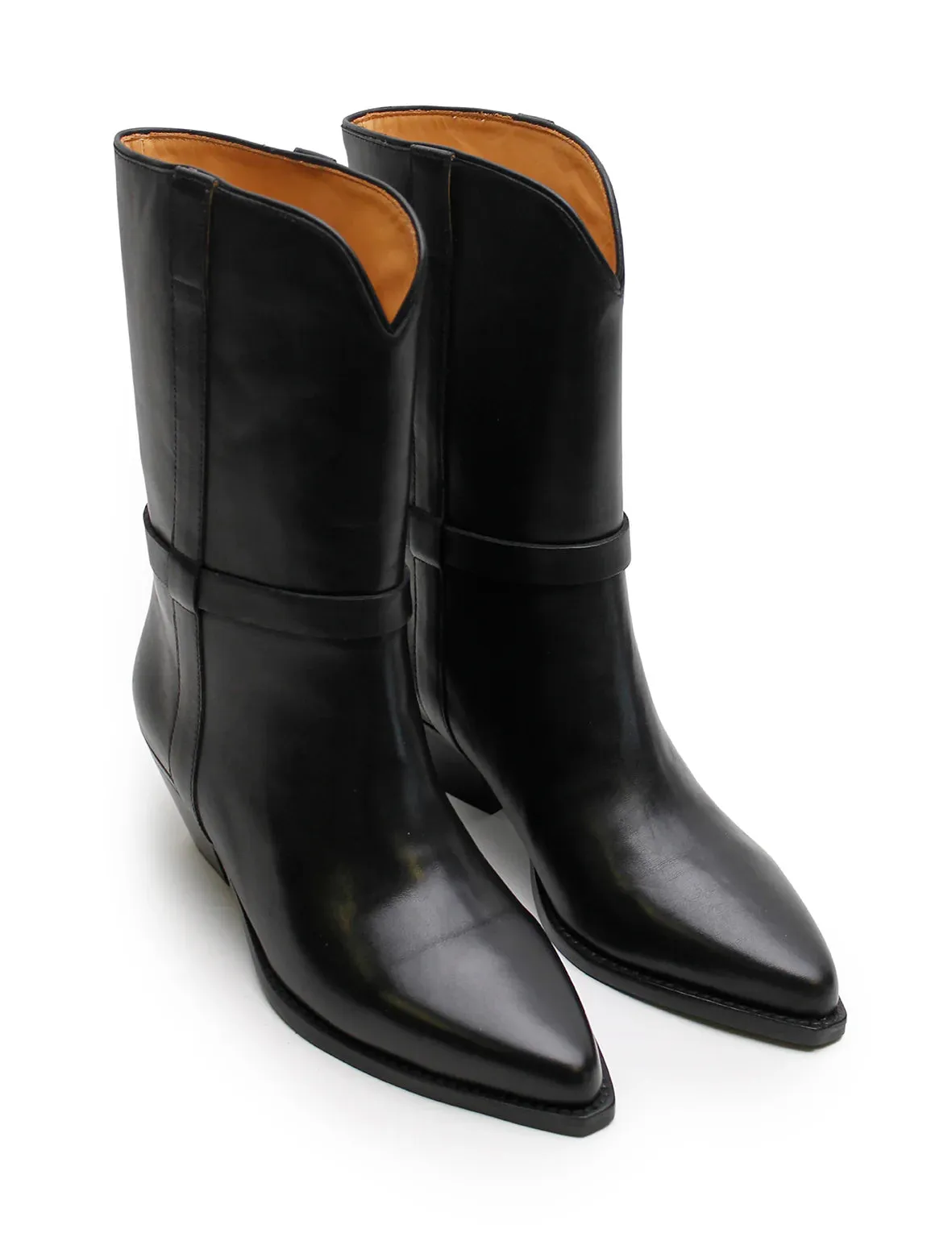 Sade Cowboy Boots Black