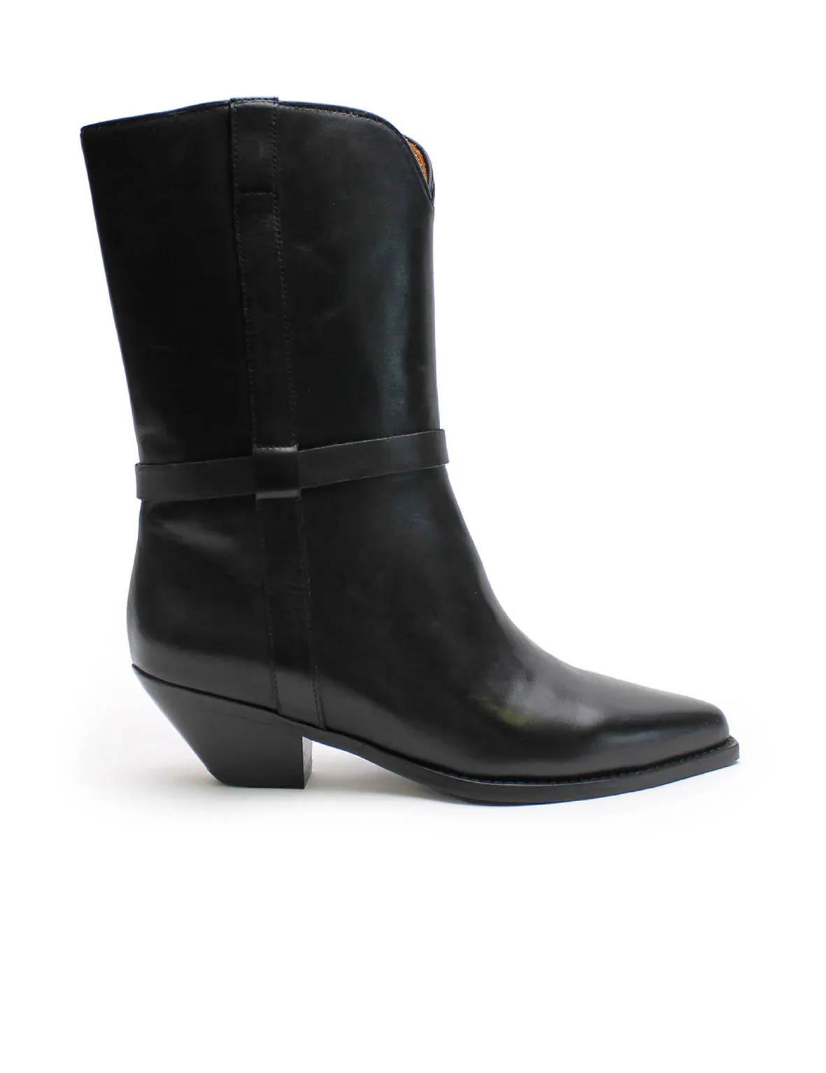 Sade Cowboy Boots Black