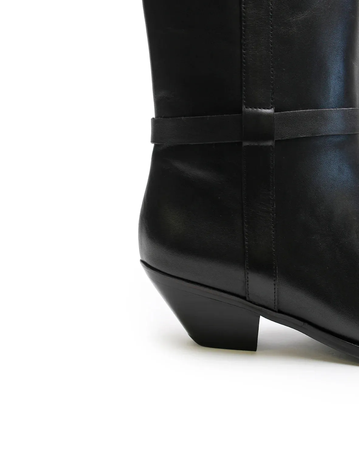 Sade Cowboy Boots Black