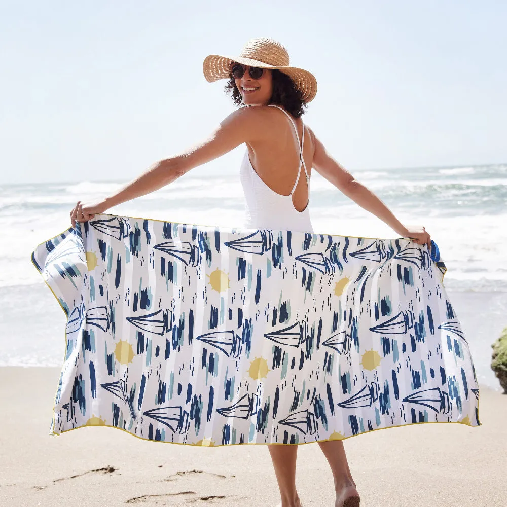 Sails Reversible Eco Beach Towel