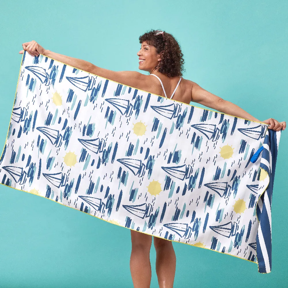 Sails Reversible Eco Beach Towel