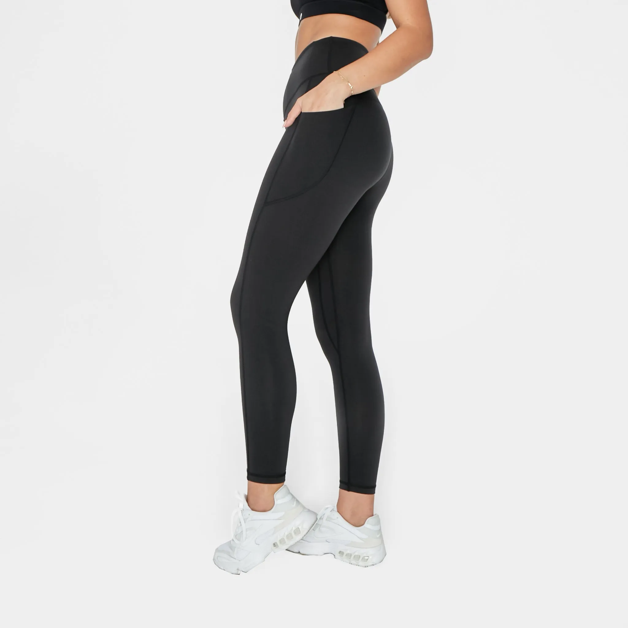 Skin High Waisted Vinyasa (Multi-Lengths) - Black